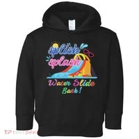 Splish Splash Bash Waterslide Summer Pool Birthday Party Toddler Hoodie thumb 0