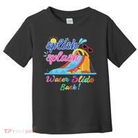 Splish Splash Bash Waterslide Summer Pool Birthday Party Toddler T-Shirt thumb 0
