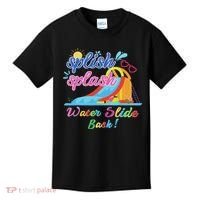 Splish Splash Bash Waterslide Summer Pool Birthday Party Kids T-Shirt thumb 0