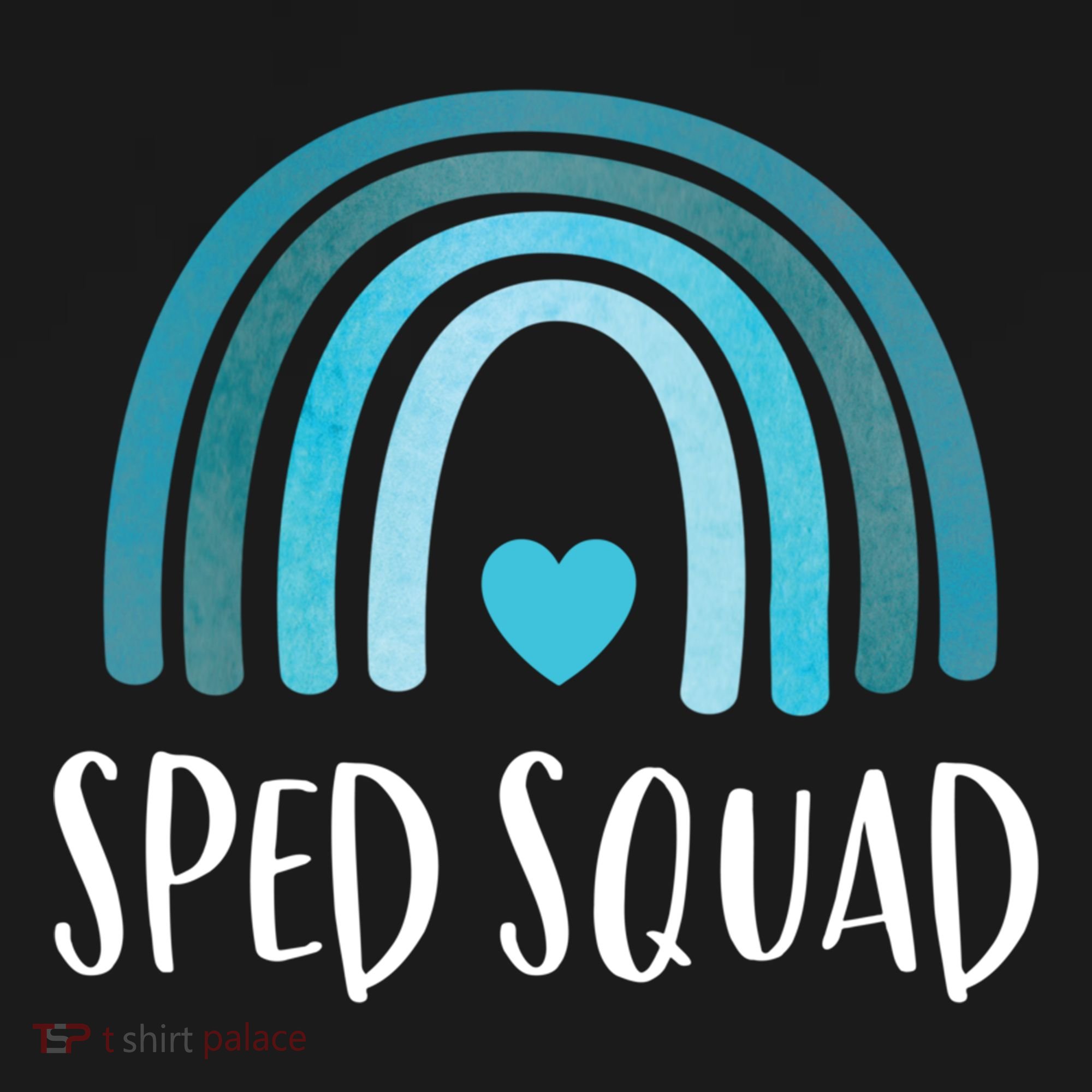 Sped Squad Boho Rainbow Teacher Special Education Funny Gift Backpack