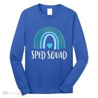 Sped Squad Boho Rainbow Teacher Special Education Funny Gift Long Sleeve Shirt thumb 0