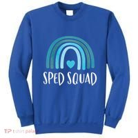 Sped Squad Boho Rainbow Teacher Special Education Funny Gift Sweatshirt thumb 0
