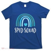 Sped Squad Boho Rainbow Teacher Special Education Funny Gift T-Shirt thumb 0