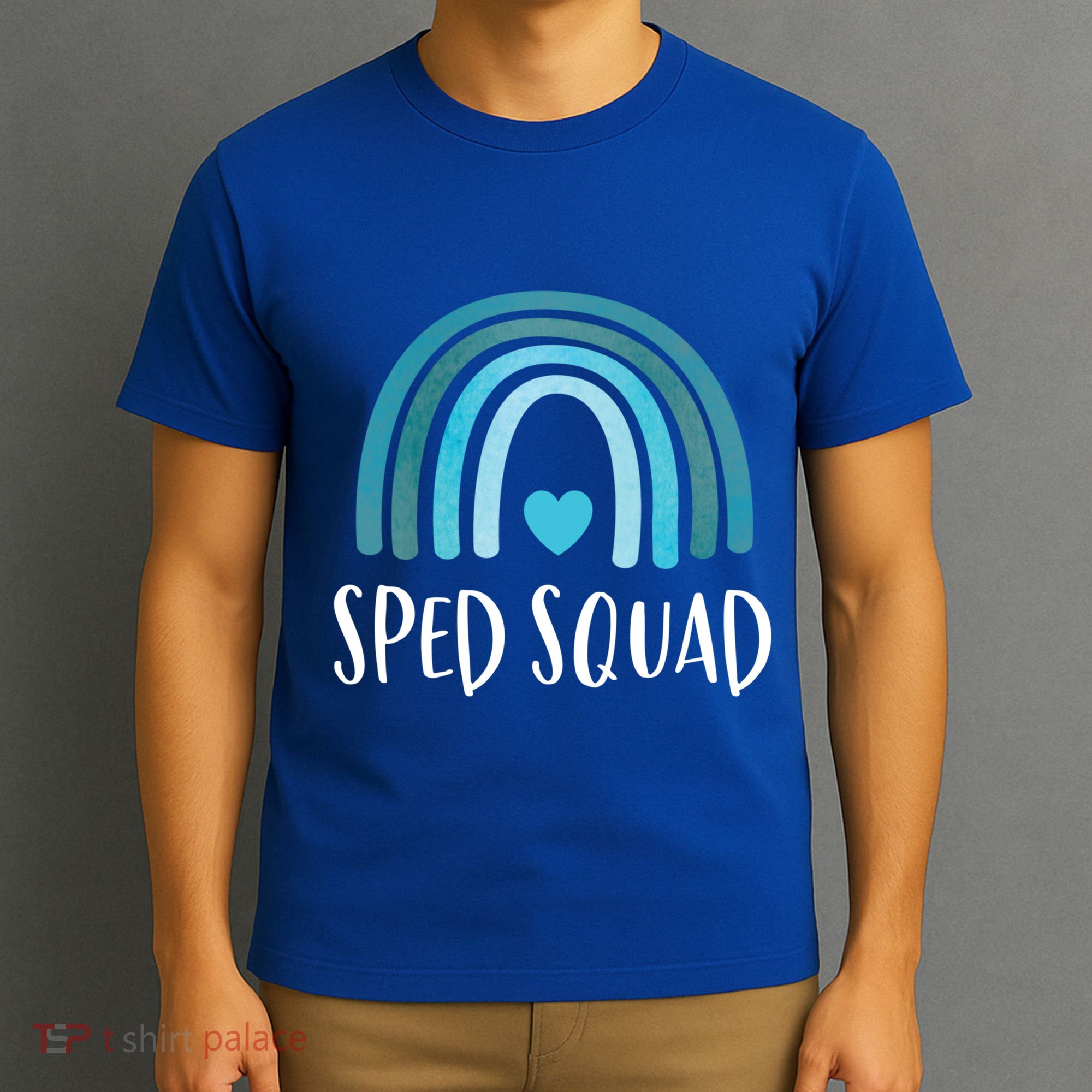 Sped Squad Boho Rainbow Teacher Special Education Funny Gift T-Shirt