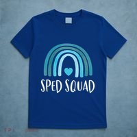 Sped Squad Boho Rainbow Teacher Special Education Funny Gift T-Shirt thumb 5