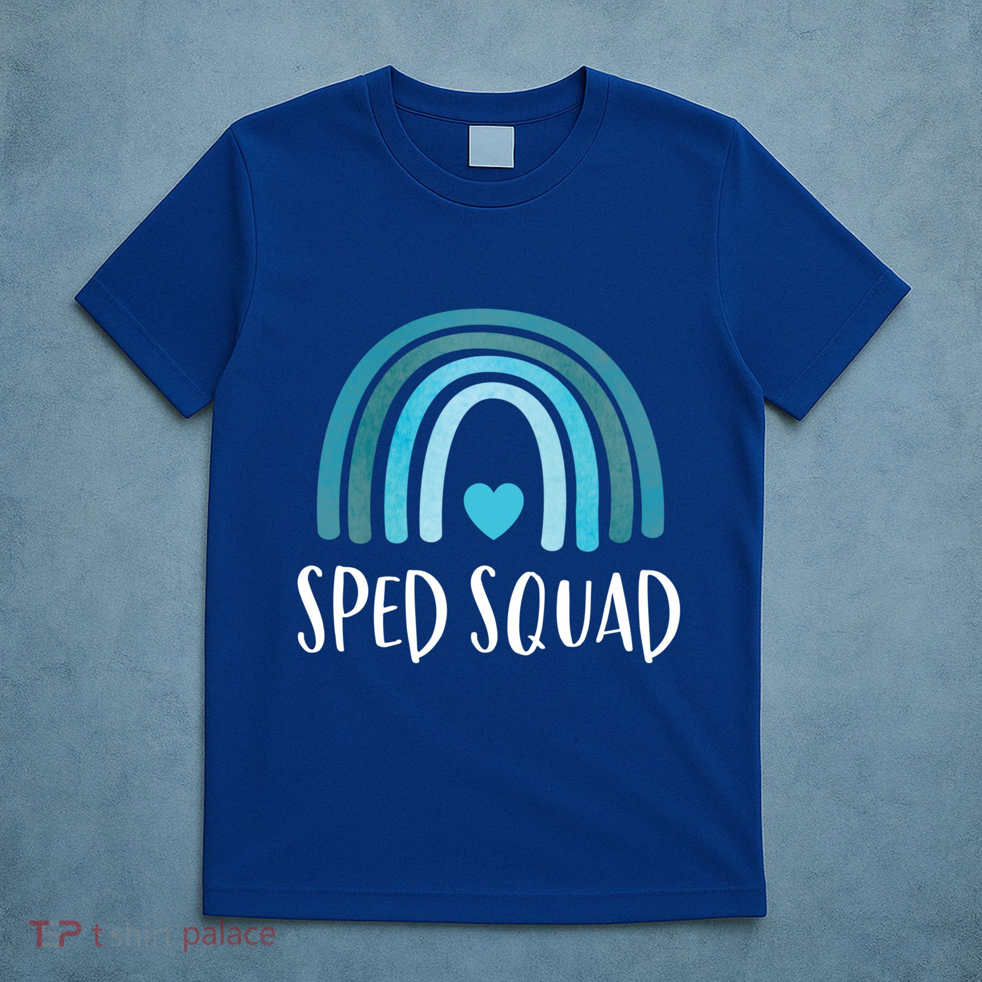 Sped Squad Boho Rainbow Teacher Special Education Funny Gift T-Shirt