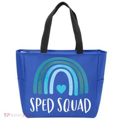 Sped Squad Boho Rainbow Teacher Special Education Funny Gift Tote Bag