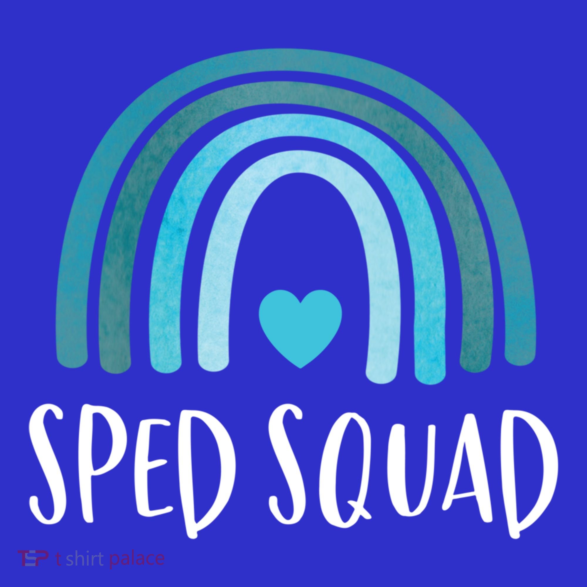 Sped Squad Boho Rainbow Teacher Special Education Funny Gift Tote Bag