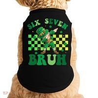 Six Seven Bruh St Patricks Day 6-7 Meme 67 Doggie Tank thumb 0