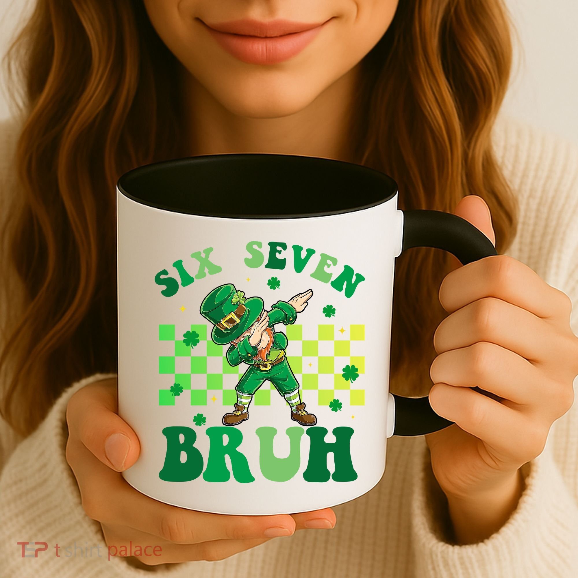 Six Seven Bruh St Patricks Day 6-7 Meme 67 Coffee Mug