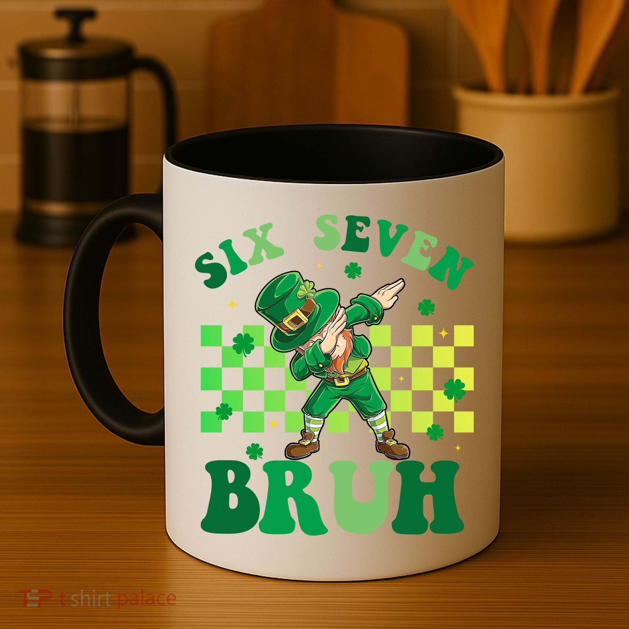 Six Seven Bruh St Patricks Day 6-7 Meme 67 Coffee Mug
