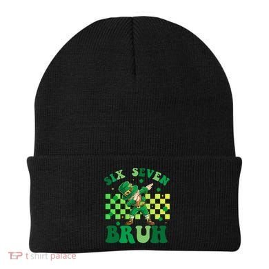 Six Seven Bruh St Patricks Day 6-7 Meme 67 Beanie