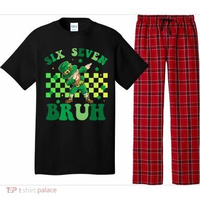 Six Seven Bruh St Patricks Day 6-7 Meme 67 Pajama Set