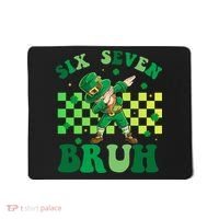 Six Seven Bruh St Patricks Day 6-7 Meme 67 Mousepad thumb 0