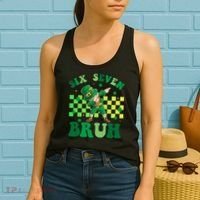 Six Seven Bruh St Patricks Day 6-7 Meme 67 Women's Tank Top thumb 2