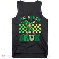 Six Seven Bruh St Patricks Day 6-7 Meme 67 Tank Top thumb 0