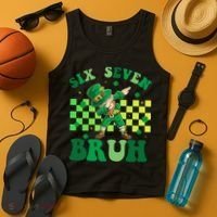 Six Seven Bruh St Patricks Day 6-7 Meme 67 Tank Top thumb 4