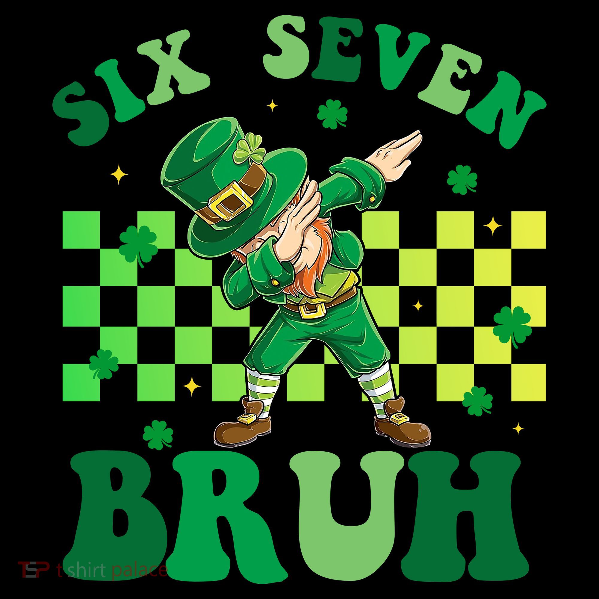 Six Seven Bruh St Patricks Day 6-7 Meme 67 Tank Top