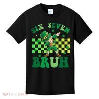 Six Seven Bruh St Patricks Day 6-7 Meme 67 Kids T-Shirt thumb 0