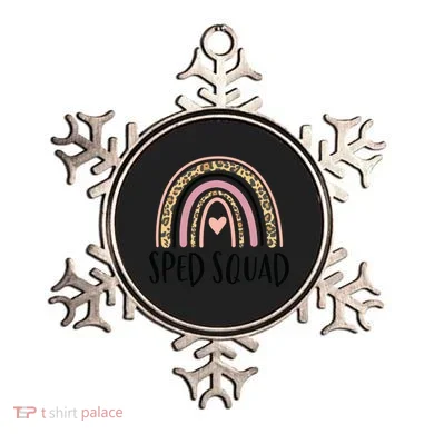 Sped Squad Boho Rainbow Teacher Special Education Cool Gift Ornament