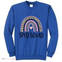 Sped Squad Boho Rainbow Teacher Special Education Cool Gift Sweatshirt thumb 0
