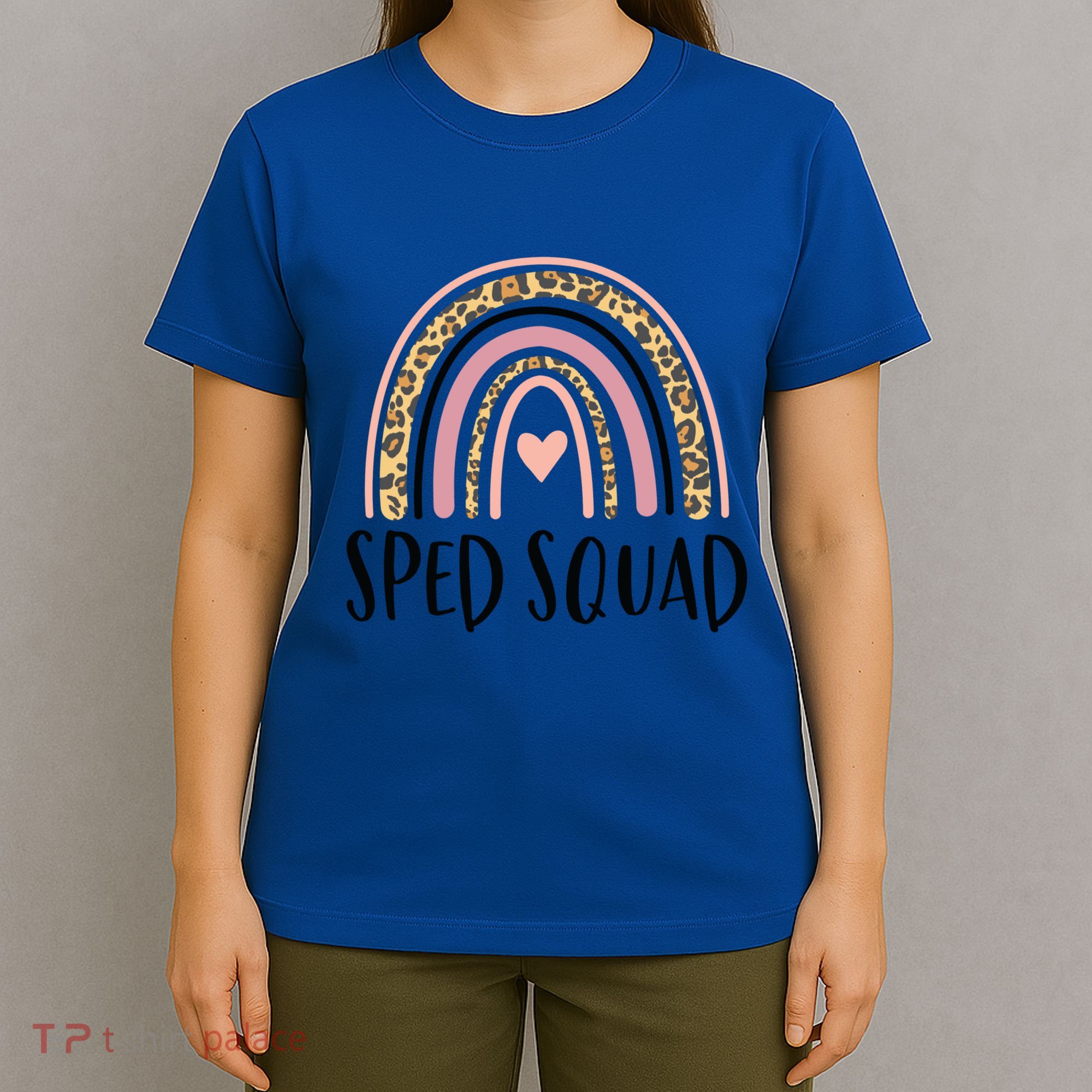 Sped Squad Boho Rainbow Teacher Special Education Cool Gift T-Shirt