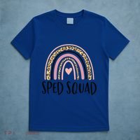 Sped Squad Boho Rainbow Teacher Special Education Cool Gift T-Shirt thumb 5