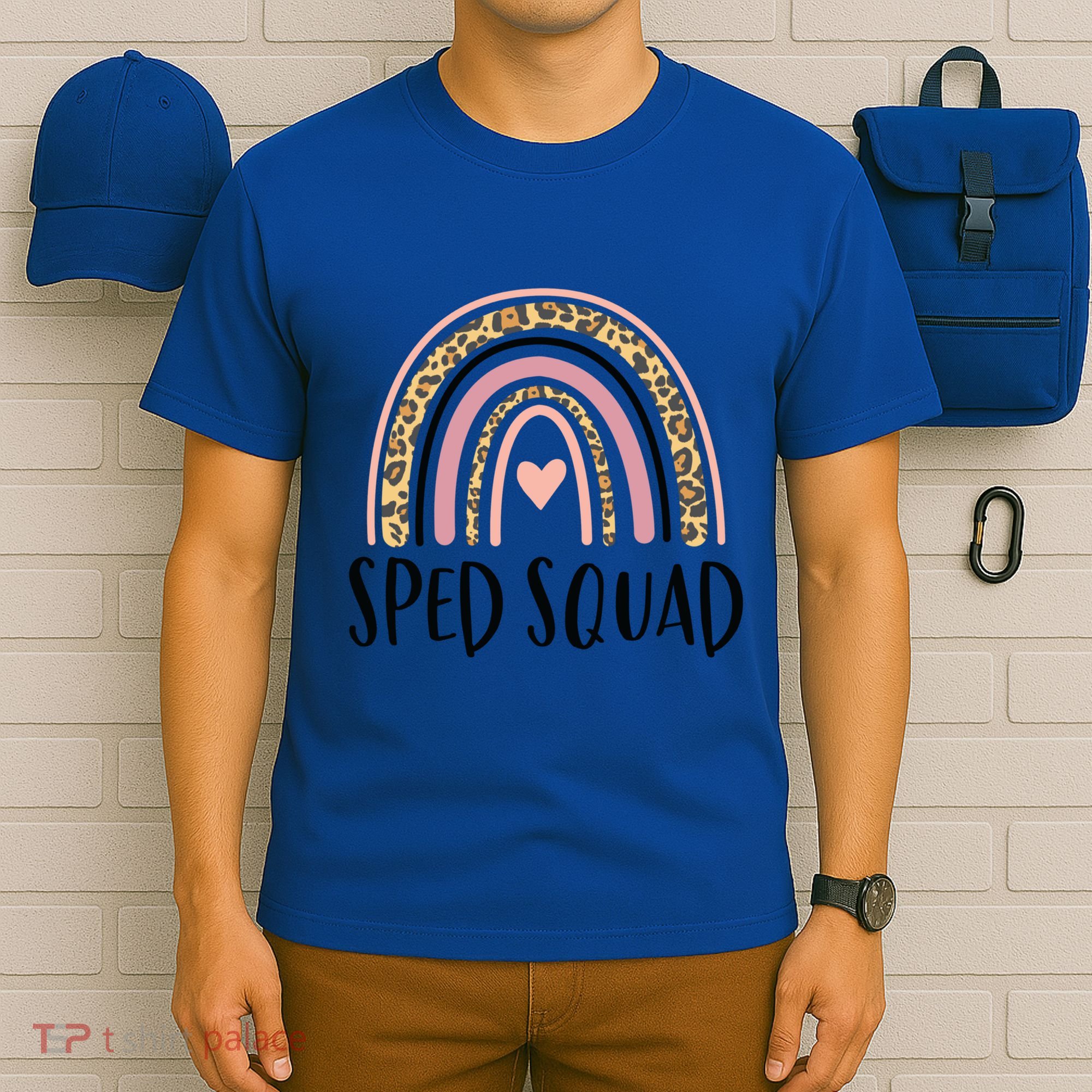 Sped Squad Boho Rainbow Teacher Special Education Cool Gift T-Shirt