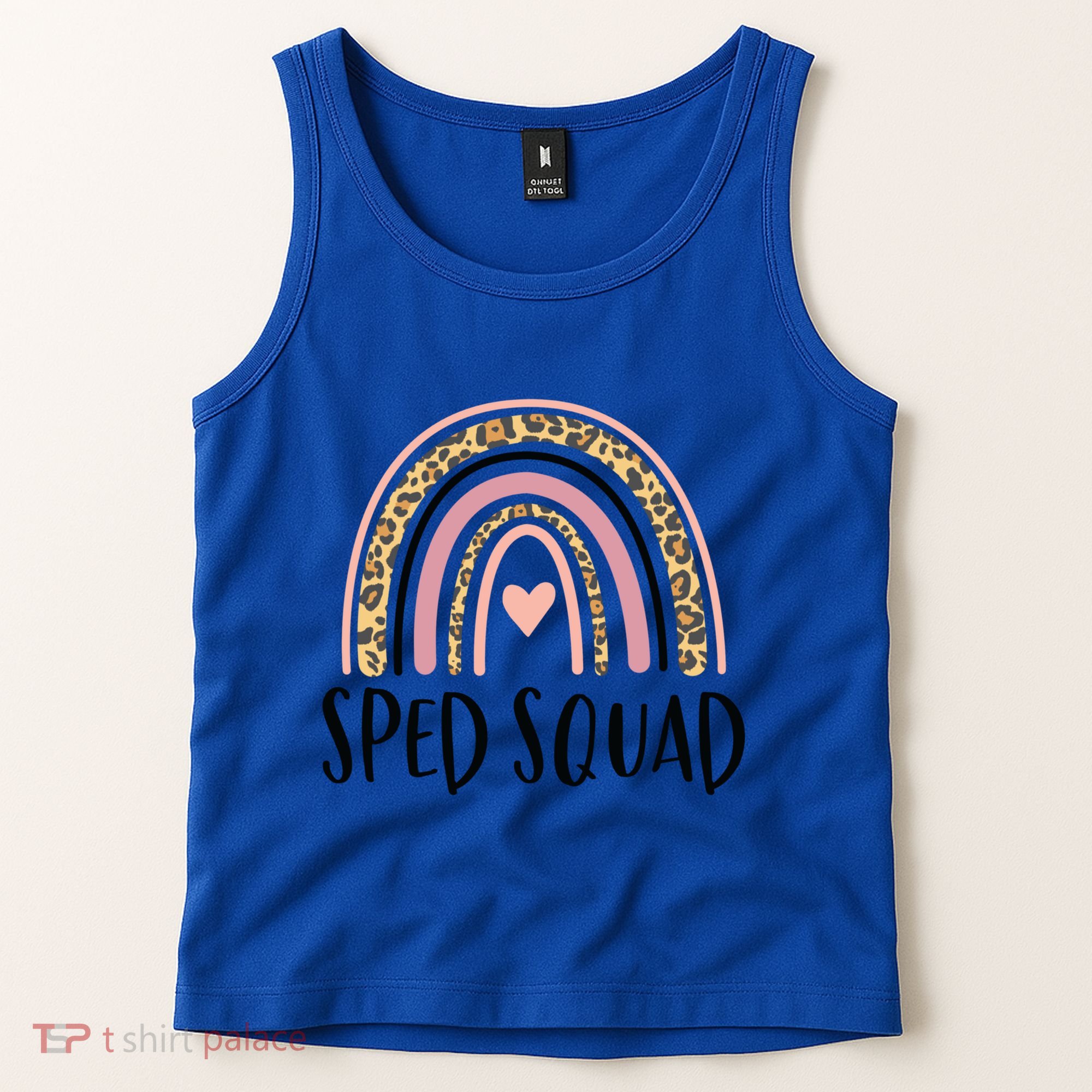 Sped Squad Boho Rainbow Teacher Special Education Cool Gift Tank Top