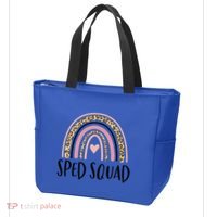 Sped Squad Boho Rainbow Teacher Special Education Cool Gift Tote Bag thumb 3