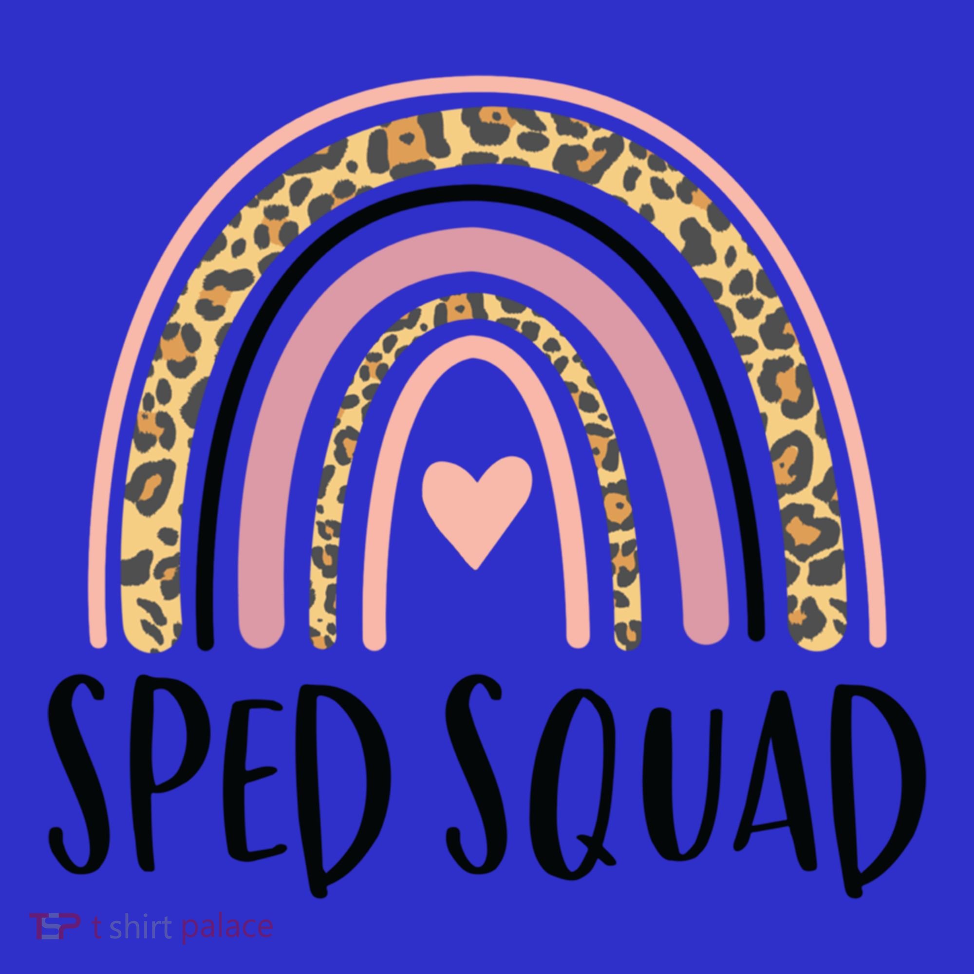 Sped Squad Boho Rainbow Teacher Special Education Cool Gift Tote Bag