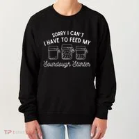 Sourdough Starter Bread Baking Women's Sweatshirt thumb 0