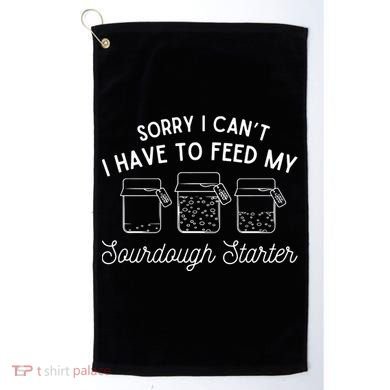 Sourdough Starter Bread Baking Golf Towel
