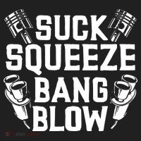 Suck Squeeze Bang Blow Funny Mechanic Women's Sweatshirt thumb 2
