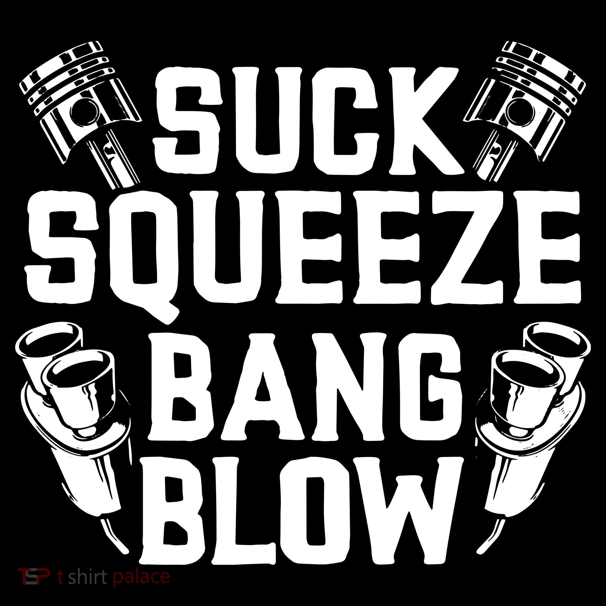 Suck Squeeze Bang Blow Funny Mechanic Coaster