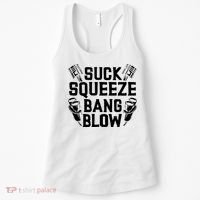 Suck Squeeze Bang Blow Funny Mechanic Women's Tank Top thumb 0