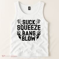 Suck Squeeze Bang Blow Funny Mechanic Tank Top thumb 2