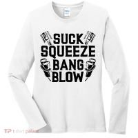 Suck Squeeze Bang Blow Funny Mechanic Women's Long Sleeve Shirt thumb 0
