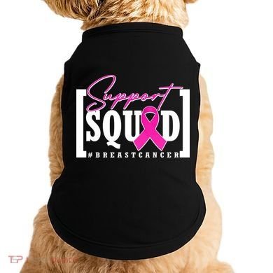 Support Squad #Breast Cancer Awareness Warrior Doggie Tank