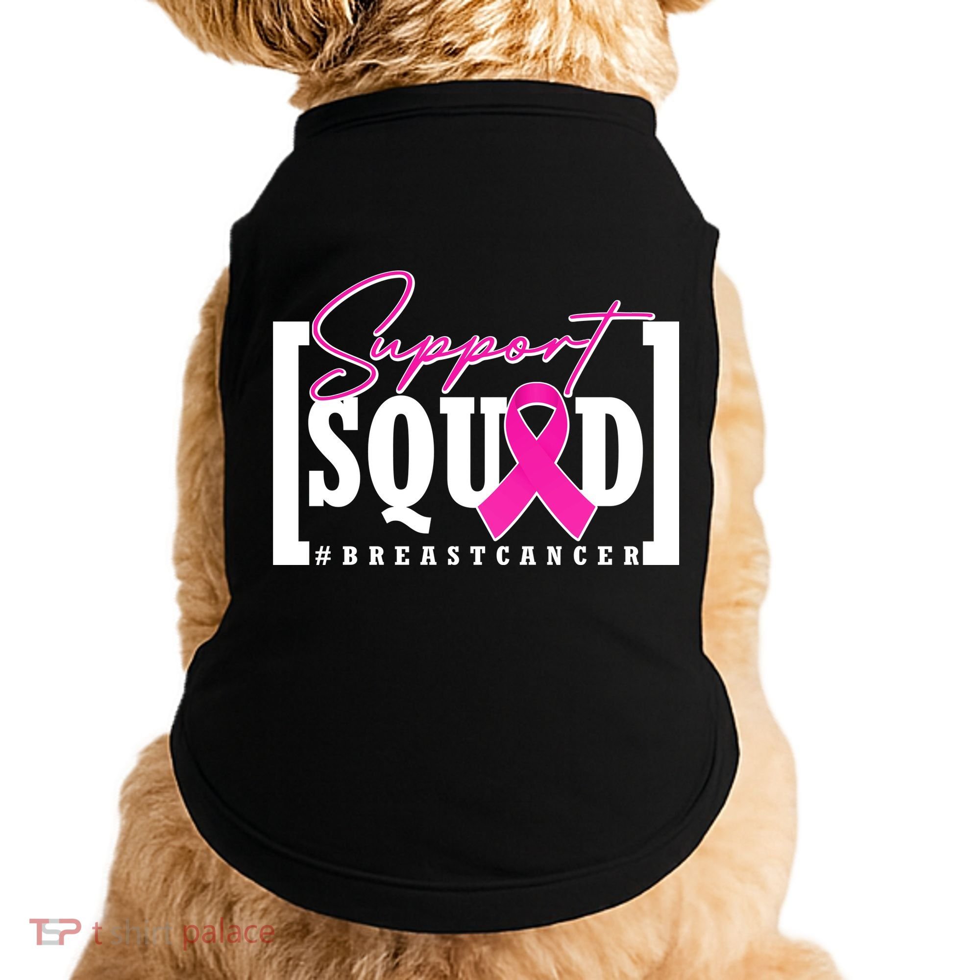 Support Squad #Breast Cancer Awareness Warrior Doggie Tank