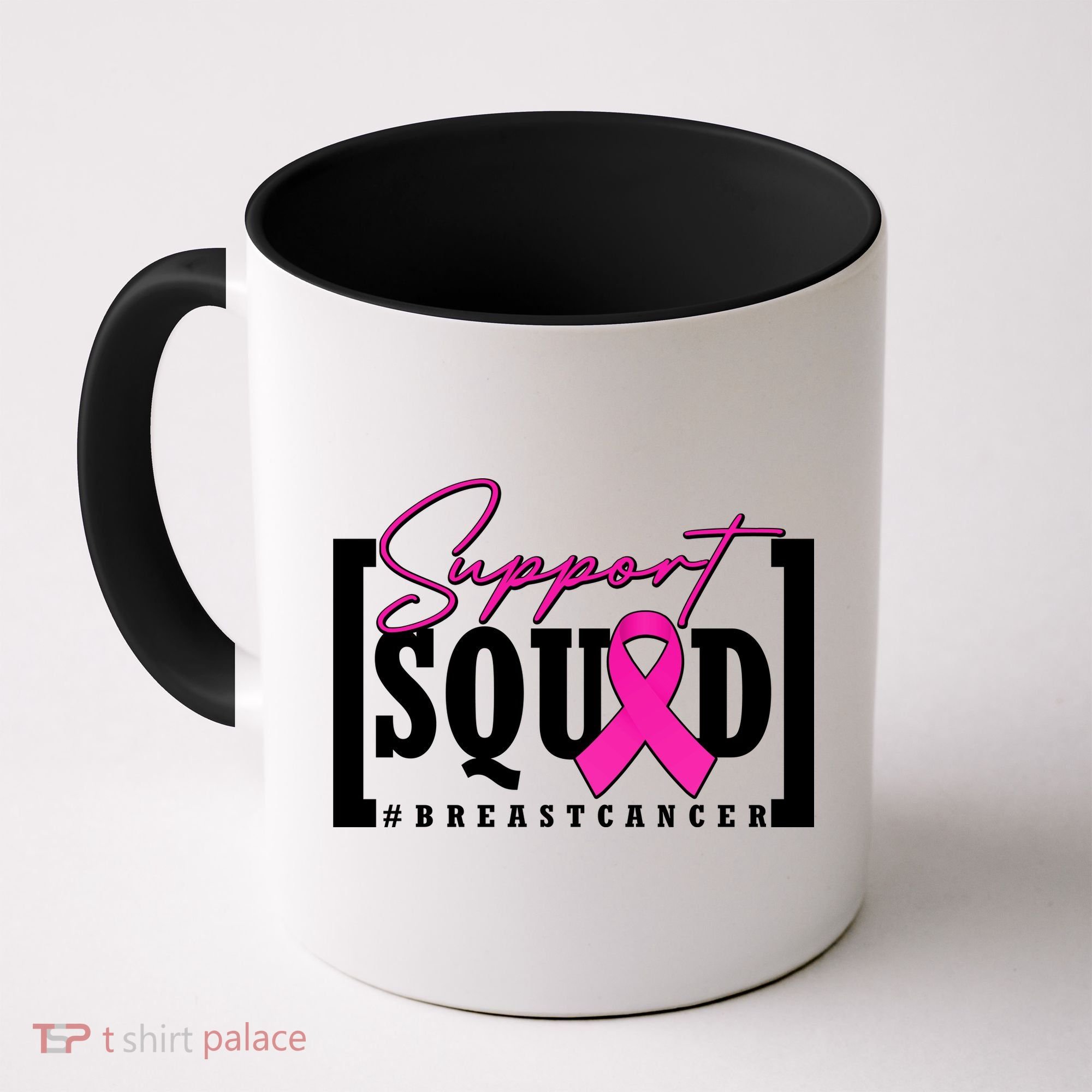 Support Squad #Breast Cancer Awareness Warrior Coffee Mug