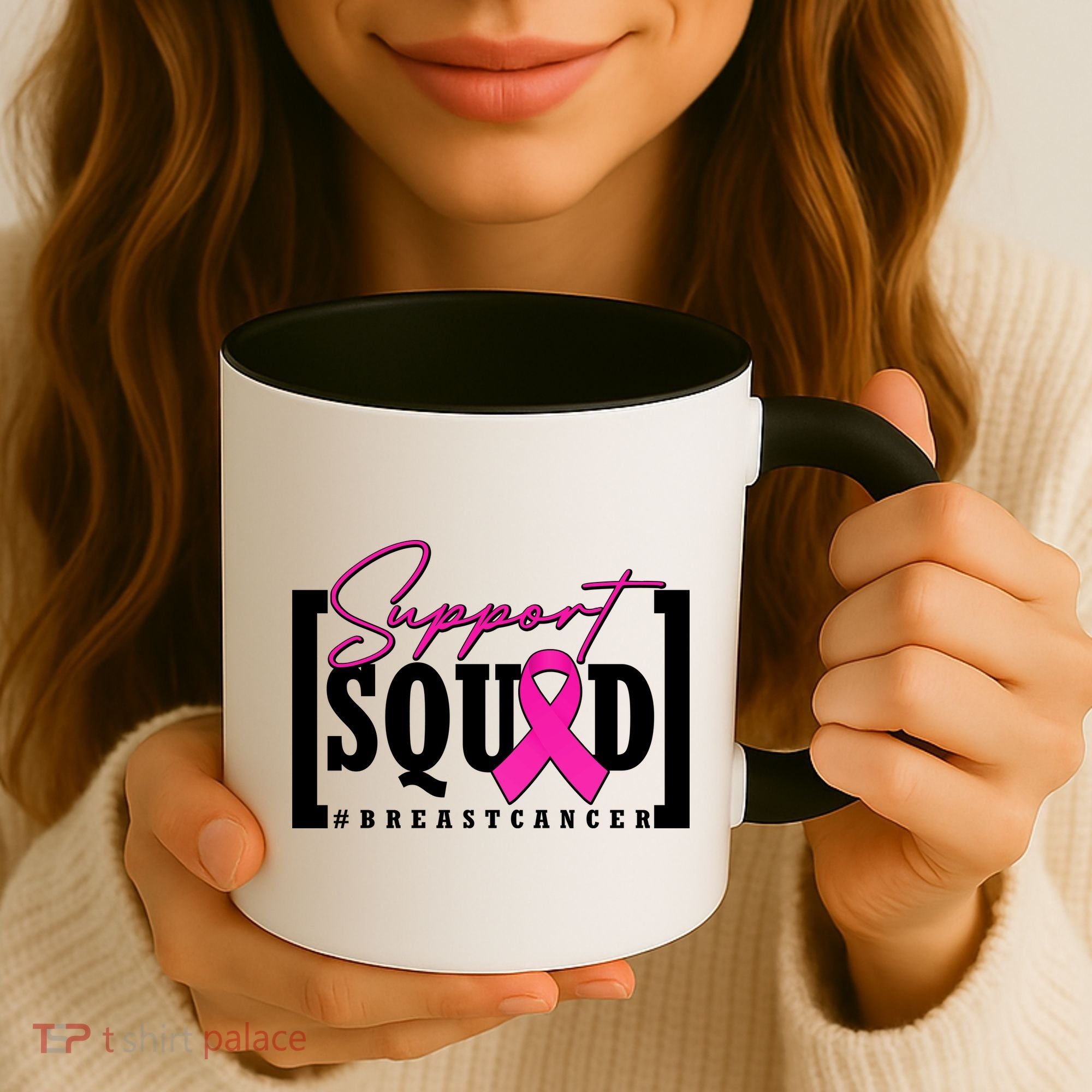 Support Squad #Breast Cancer Awareness Warrior Coffee Mug