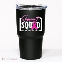 Support Squad #Breast Cancer Awareness Warrior Tumbler thumb 0