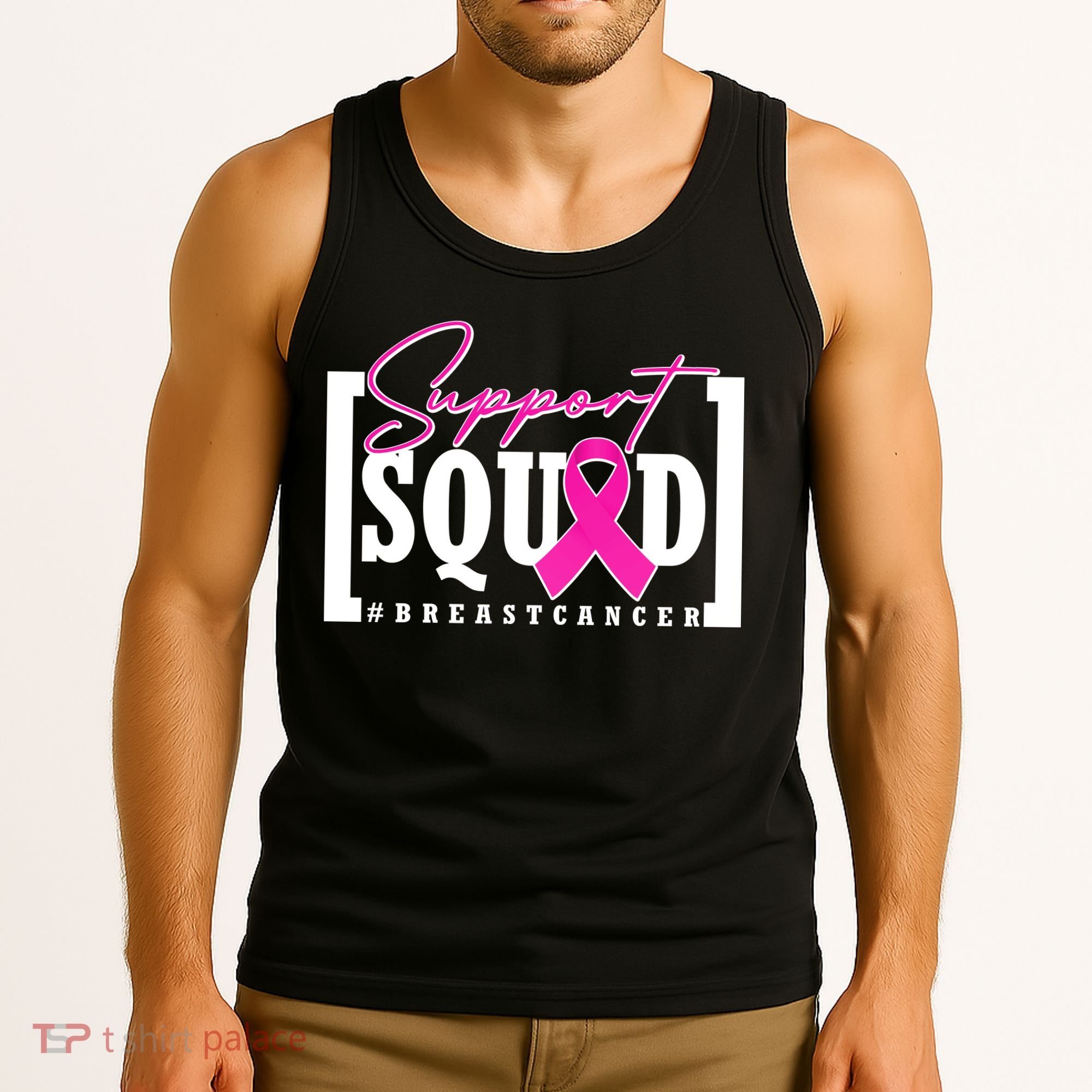 Support Squad #Breast Cancer Awareness Warrior Tank Top
