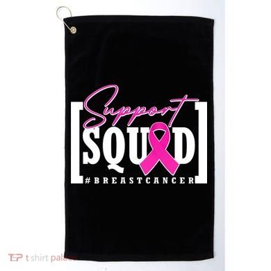 Support Squad #Breast Cancer Awareness Warrior Golf Towel