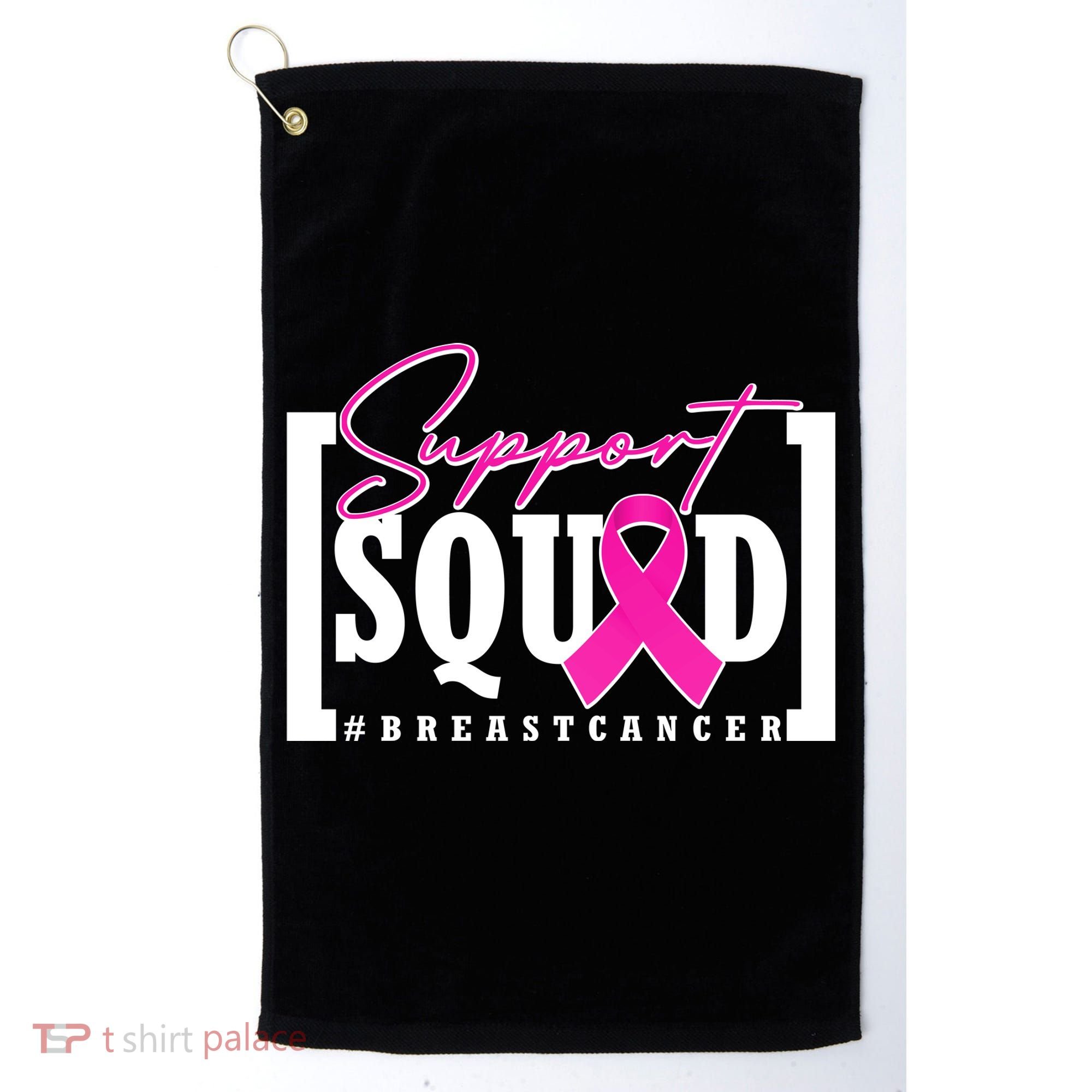 Support Squad #Breast Cancer Awareness Warrior Golf Towel