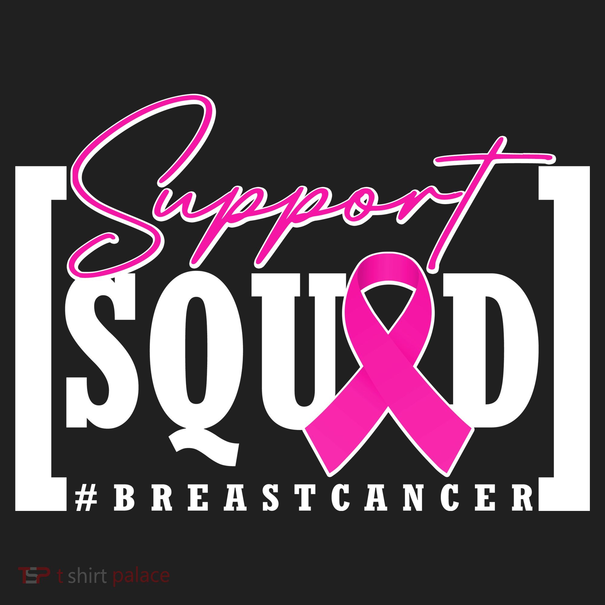 Support Squad #Breast Cancer Awareness Warrior Golf Towel