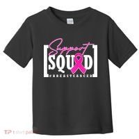 Support Squad #Breast Cancer Awareness Warrior Toddler T-Shirt thumb 0