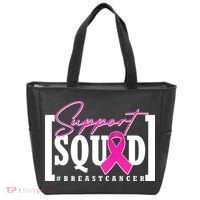 Support Squad #Breast Cancer Awareness Warrior Tote Bag thumb 0