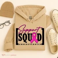 Support Squad #Breast Cancer Awareness Warrior Hoodie thumb 4
